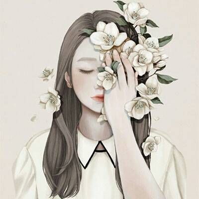 10张简约清纯款女生动漫头像 高清耐看又好看