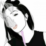 12张高清冷酷风黑白手绘女生头像