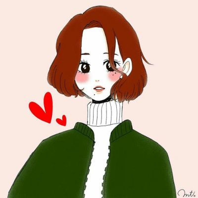 21张高清时尚手绘女生微信头像 适配微信使用的精致手绘头像合集