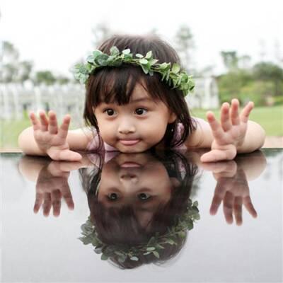 18张高清可爱女萌娃微信头像合集