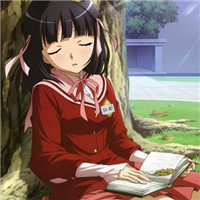 12张安静看书的动漫女生头像 氛围感拉满