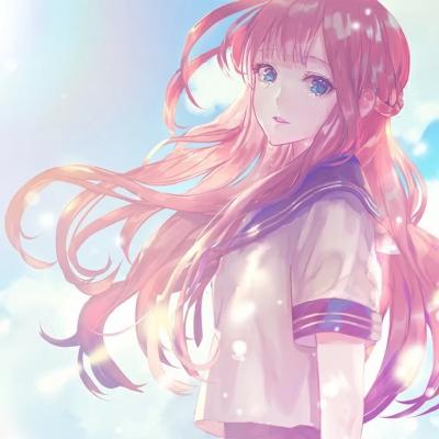 29张清新可爱的高清动漫女生头像合集