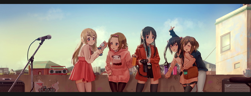 轻音少女少女贴贴！这组壁纸好戳闺蜜党