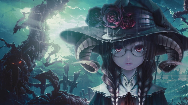 快看！带女巫辫的动漫少女壁纸合集