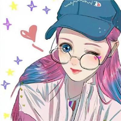 12张超好看的彩色手绘女生头像 唯美彩绘风格直接存