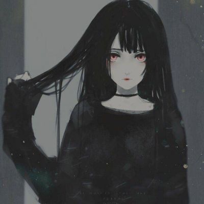 女生专属！19张高清消极丧系动漫头像