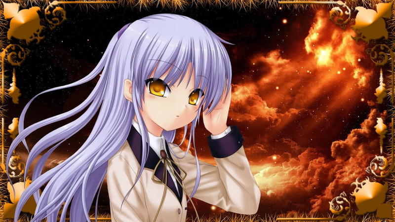 《Angel Beats!》立华奏校服1080P壁纸合集 超养眼二次元少女壁纸