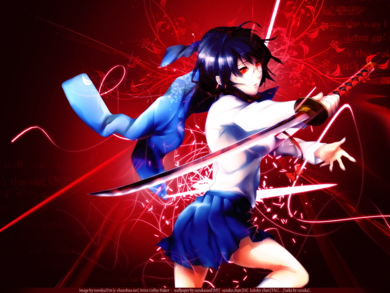 720P高清壁纸！无头骑士异闻录 园原杏里专属壁纸