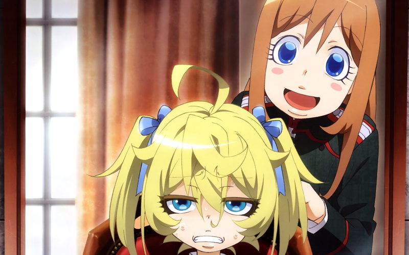 《幼女战记》高清壁纸 1080P 谭雅与维多利亚登场