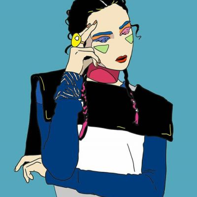 21张高清时尚手绘女生微信头像 适配微信使用的精致手绘头像合集