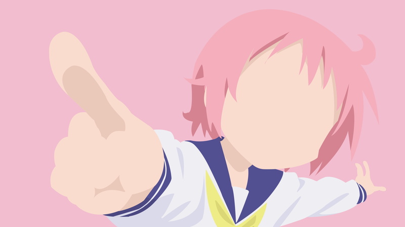 动漫人体局部紫色主题4K壁纸