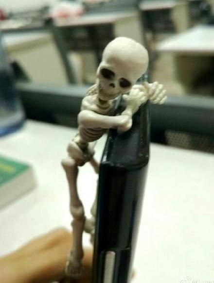 这款骷髅头表情包 医学生斗图专用