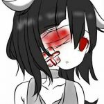 32张高清黑暗丧气动漫女生头像 氛围感拉满