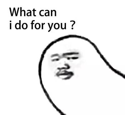 what can i do for you（装逼）梗表情包来啦