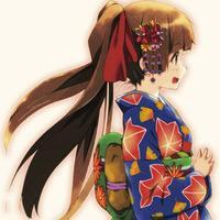 23张可爱好看的和服少女动漫头像
