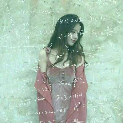 带数学公式的闺蜜头像来啦！20张高清一人一张的好看头像合集