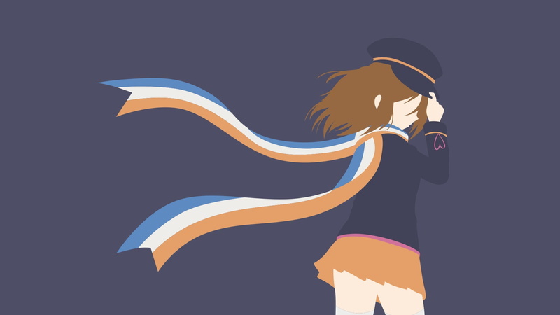 多款动漫少女飞鸟主题高清壁纸