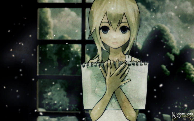 《王国之心》娜米妮暗黑艺术壁纸