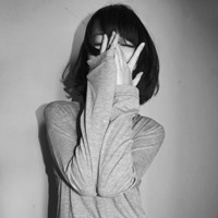 31张好看的社会女生非主流黑白头像