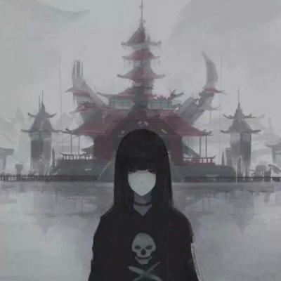 9张高清暗黑系动漫女生头像 氛围感拉满的黑暗风女头合集