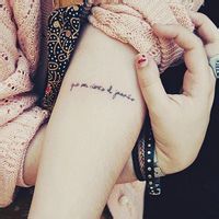 女生部位纹身头像合集！17张好看的女生身体纹身头像精选