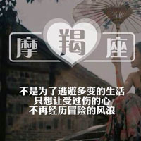 女生专属十二星座带字QQ头像合集（12张）
