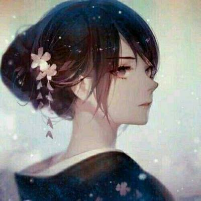 28张高清伤感风动漫女生头像 氛围感拉满