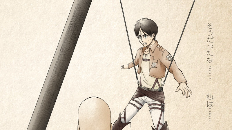 《进击的巨人》凯奇·沙迪斯与艾伦壁纸 高清1080P
