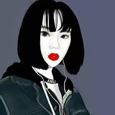 16张高清超拽霸气手绘女生头像合集