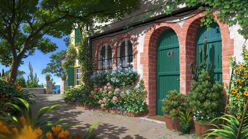 一眼沦陷！地中海动漫风意大利五渔村1080P高清壁纸合集