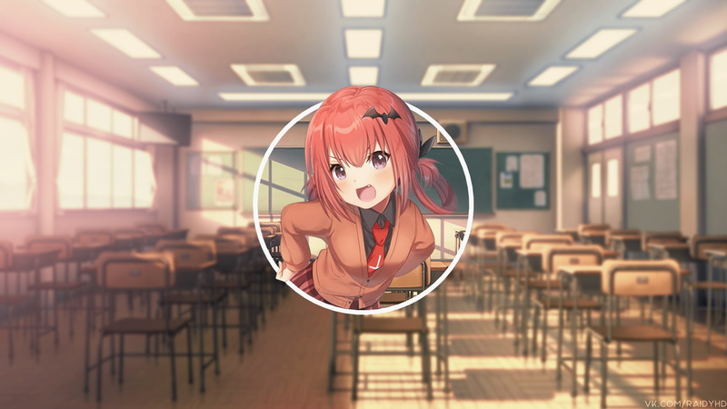 《珈百璃的堕落》画中画壁纸 1080P高清动漫少女壁纸