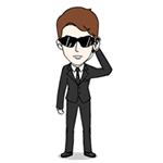 超实用！酷酷黑衣人QQ表情包合集