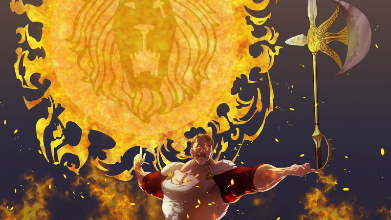 七大罪男神艾斯卡诺 太阳主题高清壁纸合集