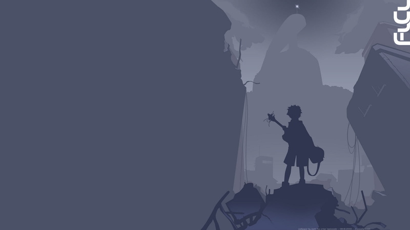 特别的异世界！FLCL动漫主角直太剪影壁纸分享