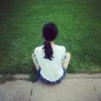 20张盘腿女生背影头像合集 免费下载