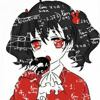 女生带数字公式的动漫头像合集 14张高清好看的女生动漫头像