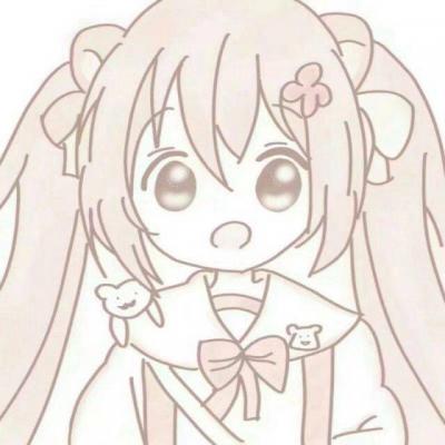 14张超萌素描女生头像来啦！