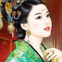 32张超绝手绘古风女生头像 氛围感拉满