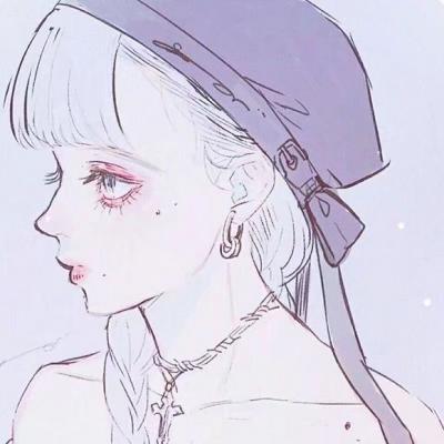 8张高清手绘动漫女生头像 适合当微信头像的手绘女头合集