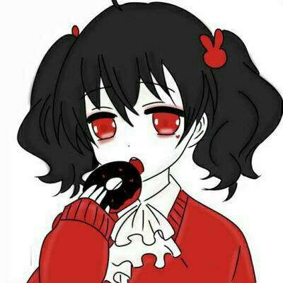 32张高清黑暗丧气动漫女生头像 氛围感拉满