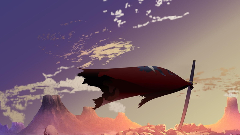 《天元突破》超燃场景壁纸合集 山地飞鸟与夕阳长空的热血画面