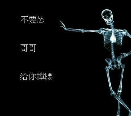 这款骷髅头表情包 医学生斗图专用