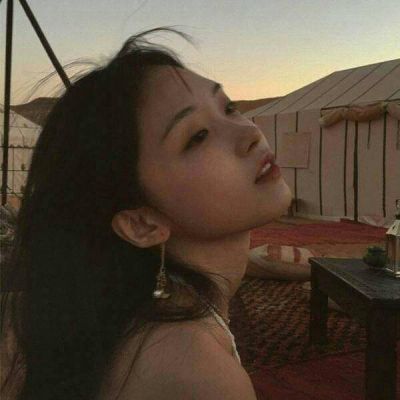 13张高清伤感侧脸女生QQ头像 氛围感拉满