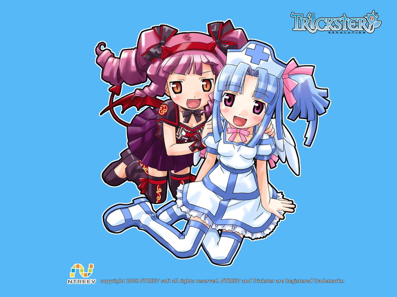 动漫幻想MMO网游《Trickster》720P高清壁纸合集