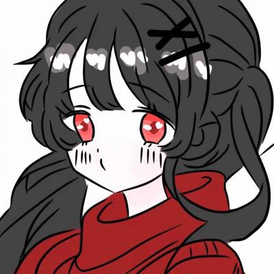 13张高清病娇女生动漫头像 暗黑血腥黑化风格