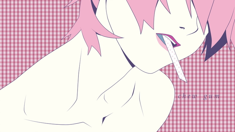 《化物语系列壁纸合集！粉白红撞色氛围感拉满》