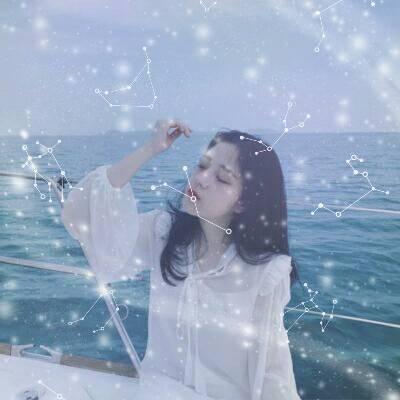 14张高清唯美星空女生头像 氛围感拉满