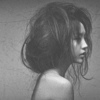 31张好看的社会女生非主流黑白头像