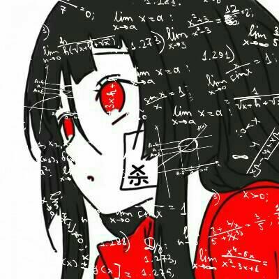 女生带数字公式的动漫头像合集 14张高清好看的女生动漫头像