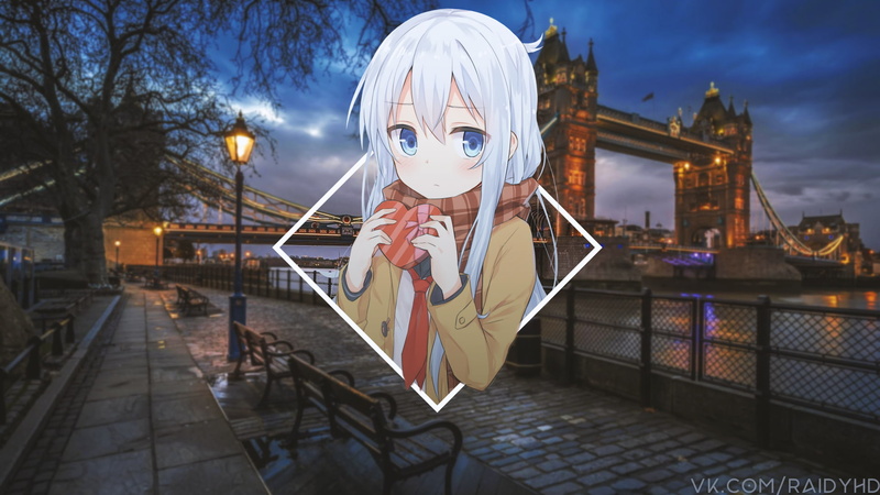 舰队收藏响爷壁纸！画中画风格的萌系舰娘1080P高清图